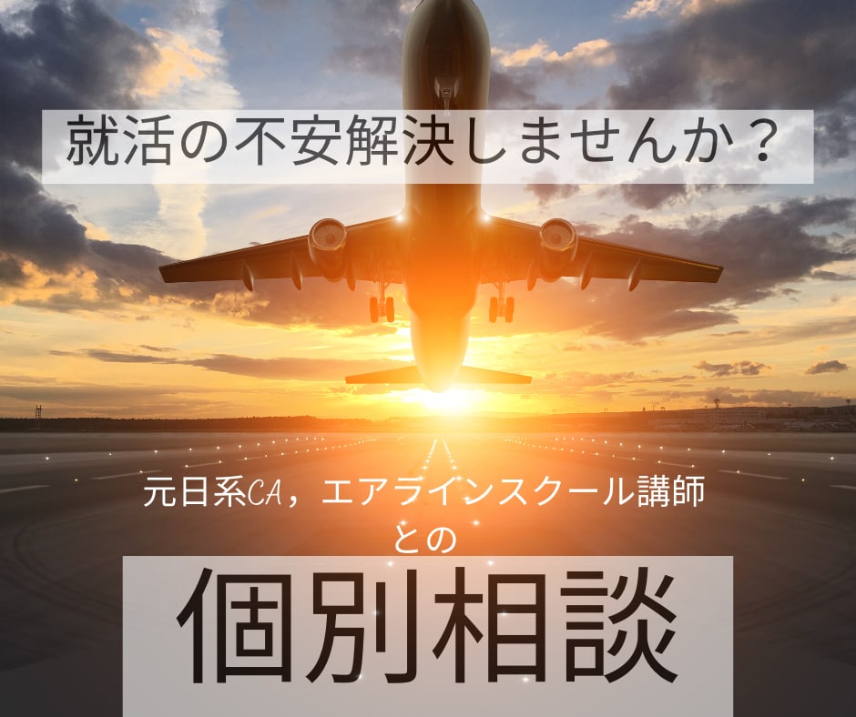 就職活動の不安、元日系CAが解決します 就職活動のお悩み、元日系CAにお話ししてみませんか？ イメージ1