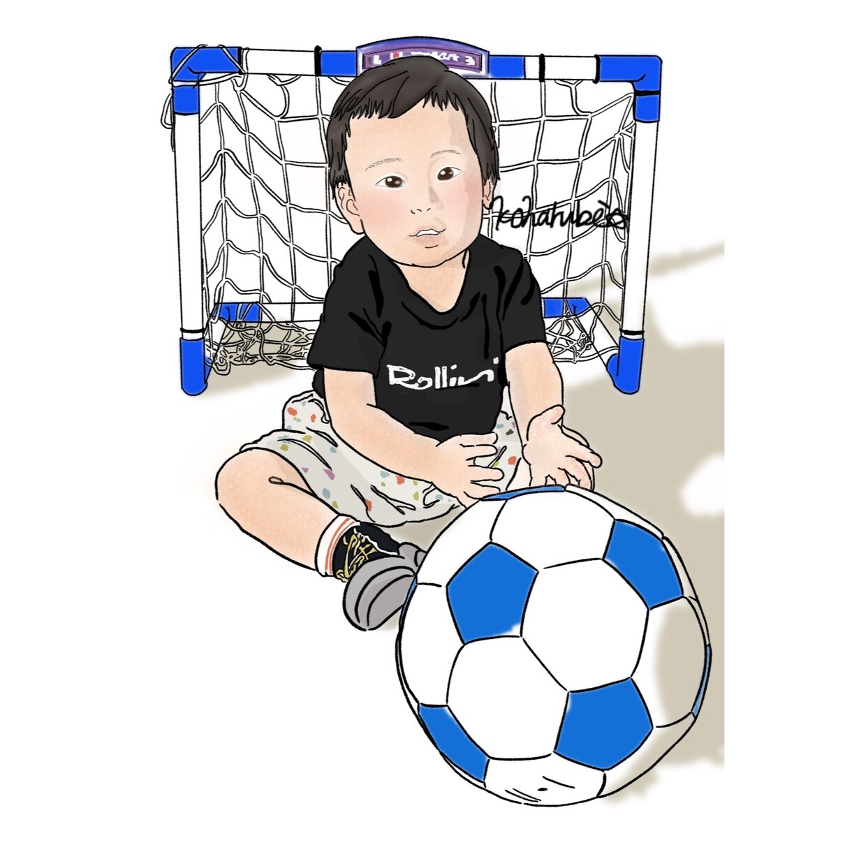 お写真をもとにイラストを描きます あなたの思い出をお手頃価格でもーっと素敵なものに！ イメージ9