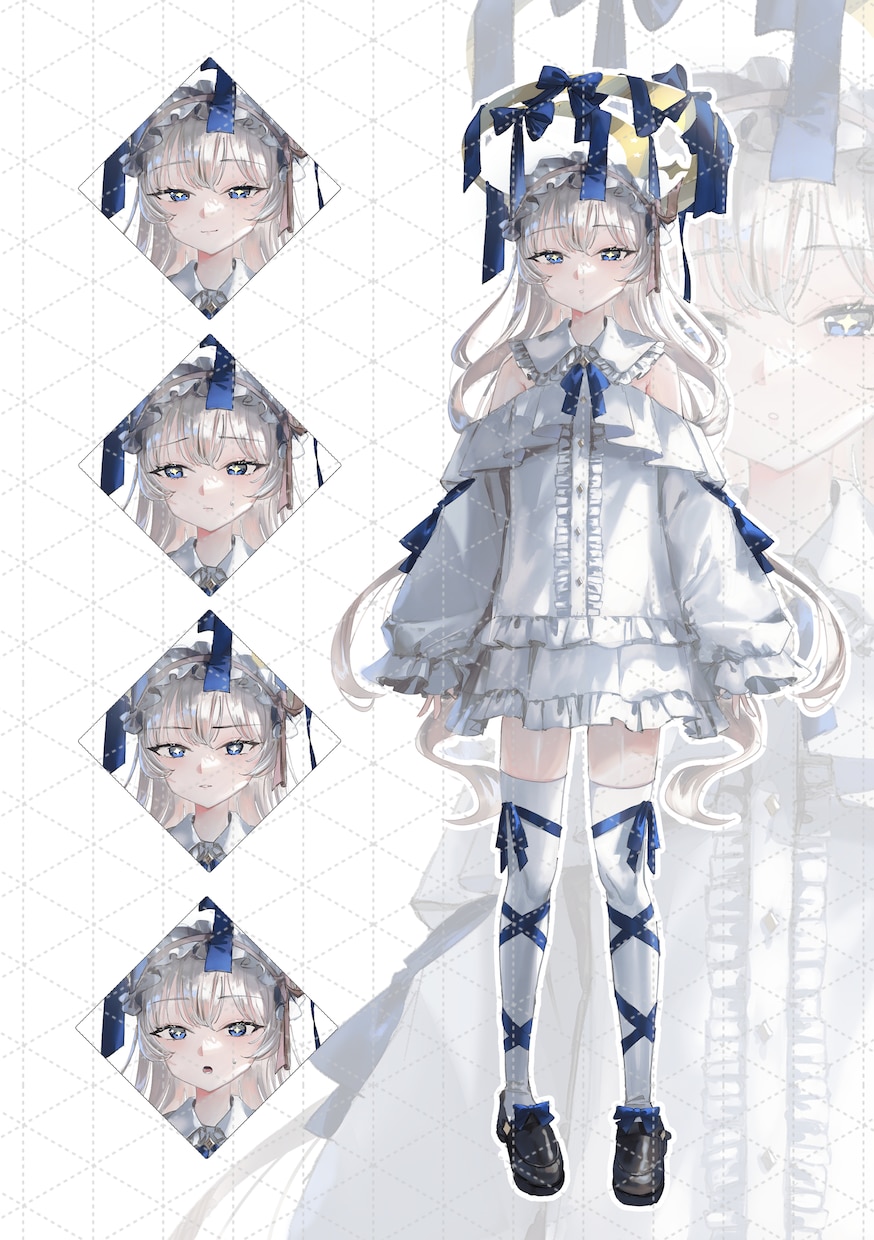 TRPG/ゲーム等の立ち絵制作します 表情差分3種無料　美麗寄り厚塗り風イラスト イメージ2