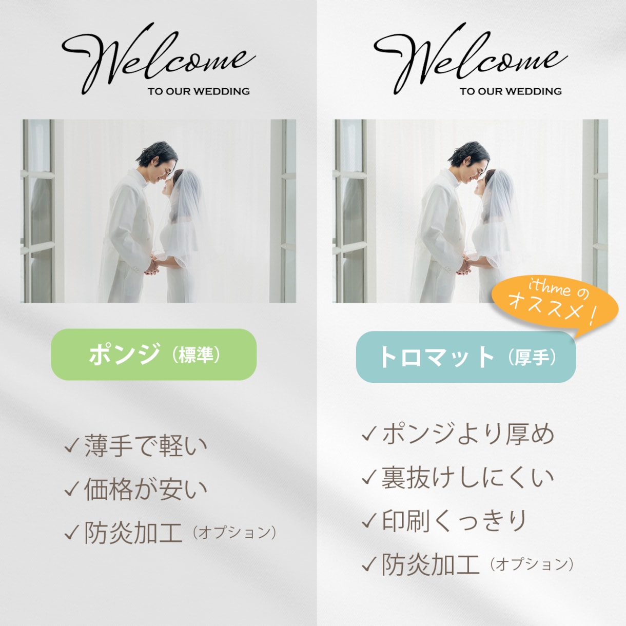 写真・プロフィール入り タペストリー作ります ウェディング 結婚式 披露宴 二次会 パーティーに イメージ6