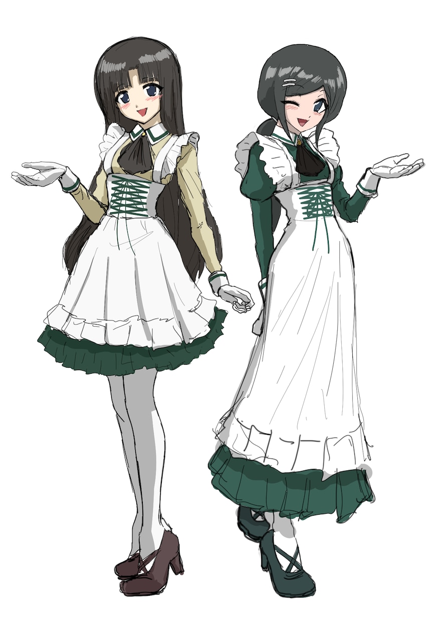キャラクターデザイン、立ち絵を制作します キャラクターのデザインや立ち絵をご所望の方ご依頼ください。 イメージ5