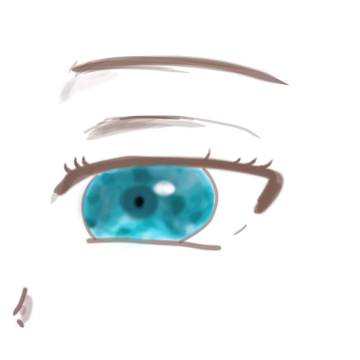 イラスト目だけ描きます つり目、タレ目、白黒、カラフル、宝石眼、表情様々要望に合う! イメージ2