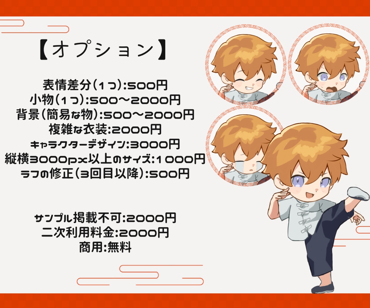 かわいいデフォルメイラストお描きします 商用利用○ミニキャラ(SDキャラ)描きます イメージ4