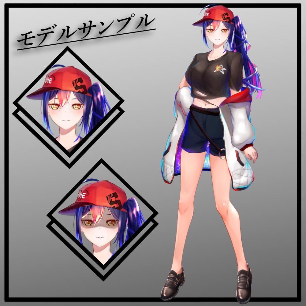 Live2Dモデルパーツ分けまで作成します Live2Dモデルパーツ分けまで理想のお姿に近づけます イメージ1