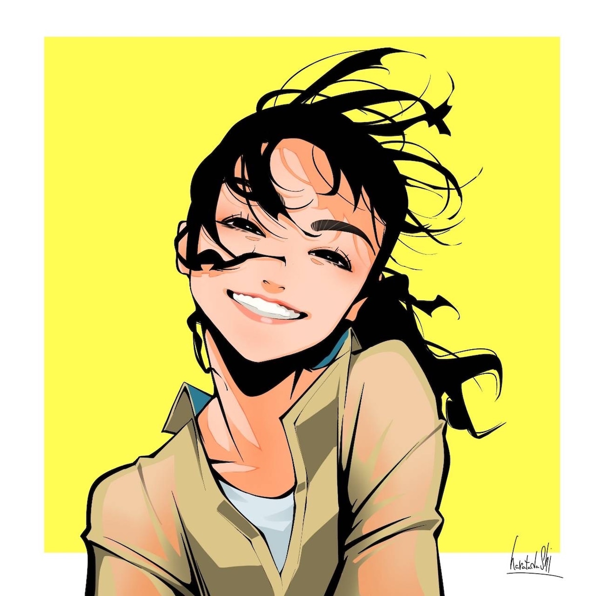 商用可！目を惹くおしゃれなイラストお描きします 表紙、動画、鑑賞用、アイコン、などに！似顔絵も可能です！ イメージ3