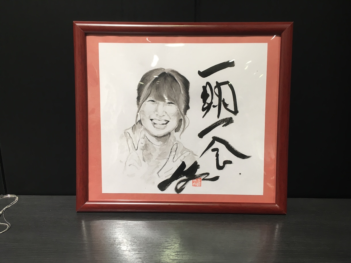 水墨画風の似顔絵描きます 純和風な似顔絵になりアイコンなどにも最適！ イメージ3