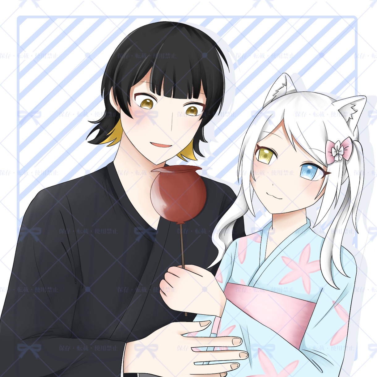 アイコン 夢絵 コテ同描きます 夢女子さんのお手伝いをいたします‼️ イメージ3