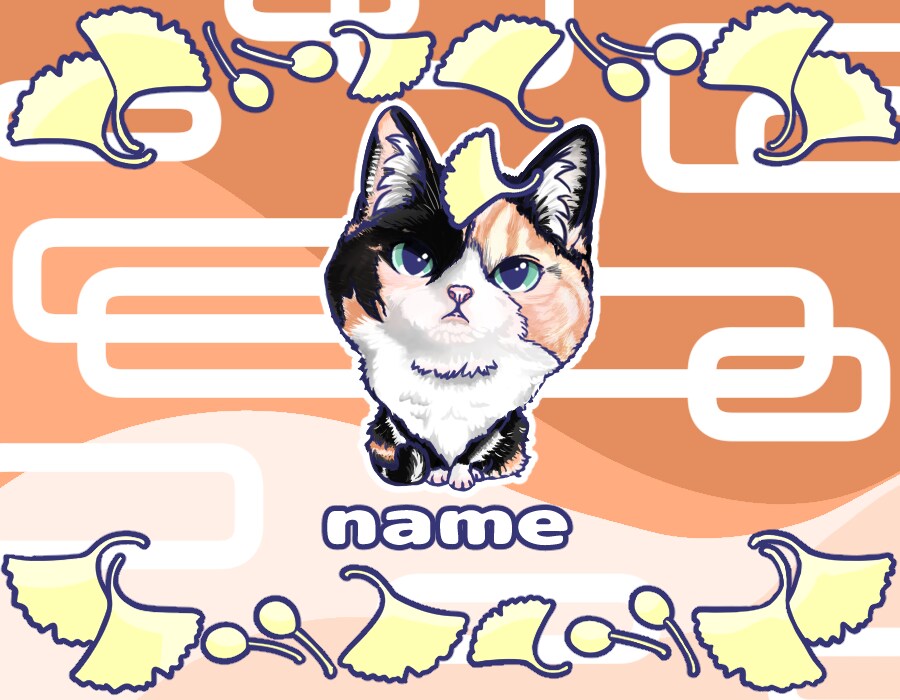 猫ちゃんをゆるいキャラにします グッズなどに使用出来る愛猫のイラストを描きます！ イメージ5