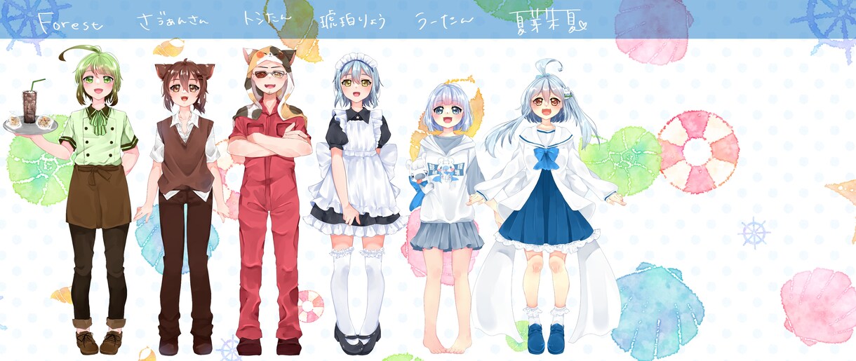 可愛い系統のイラスト描きます 個人観賞用、同人グッズ作成、歌ってみたのサムネ等に イメージ6