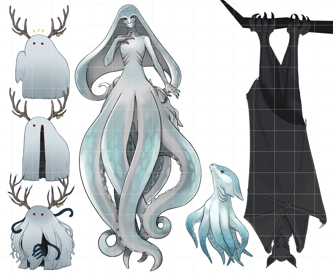 人形メカ・ケモノ・人外・モンスター描きます 独創的で他には無い、貴方だけのキャラクターを制作します！ イメージ9