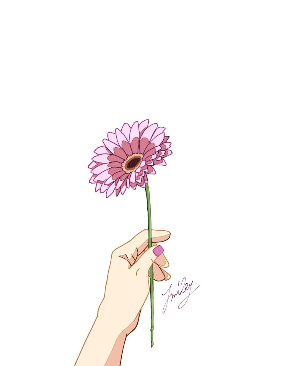 手から気持ちが伝わるようなイラストを描きます 気持ちを伝えるお手伝いをさせてください⭐︎ イメージ1