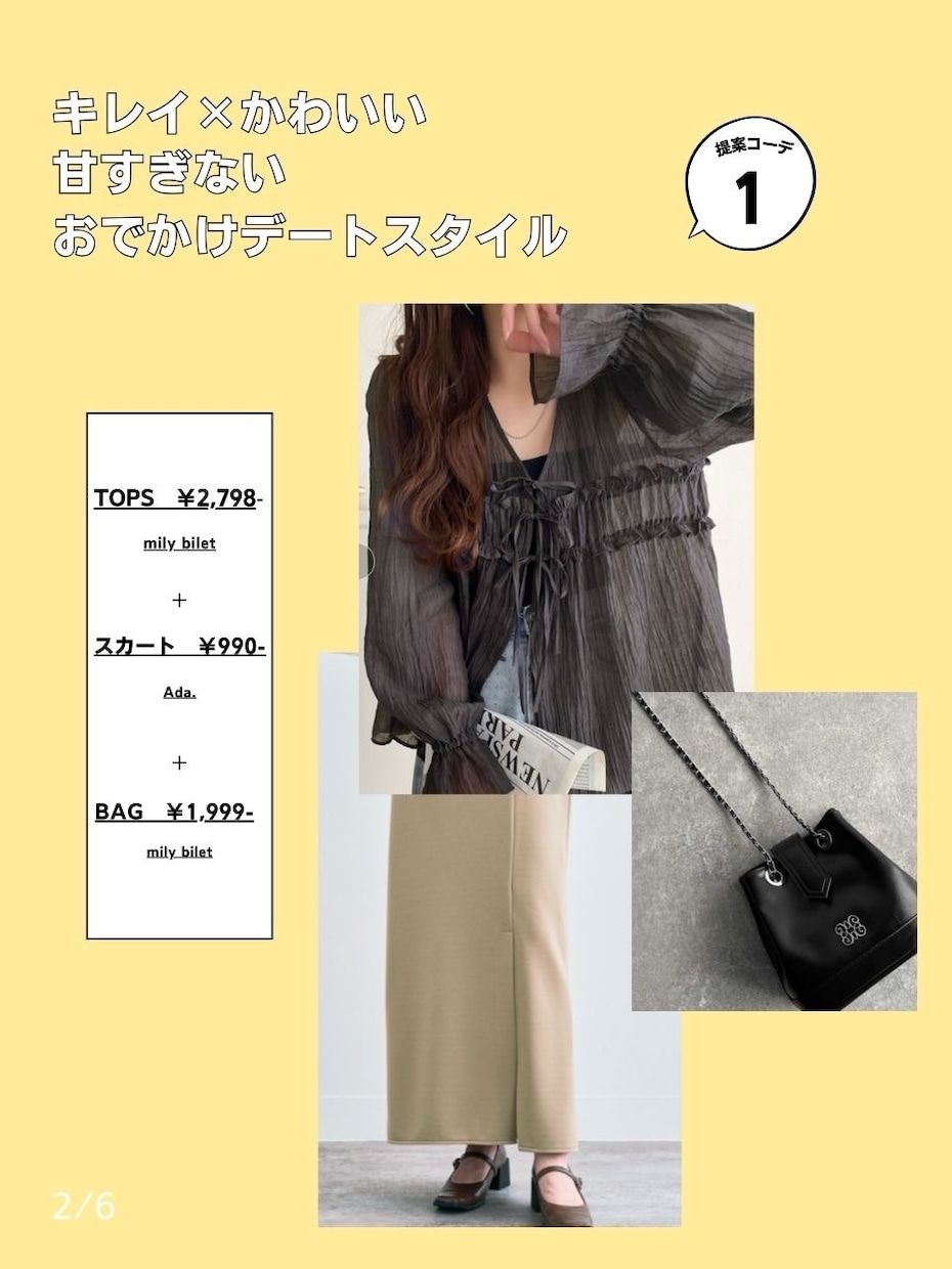 オンライン完結！プチプラで1週間コーデ組みます 元外資系アパレル販売員があなたに似合うコーデをご提案♡ イメージ3