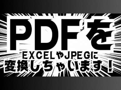 そのPDFデータ、Excelにしちゃいます PDF内の不要な文字の削除や編集もお任せください! イメージ1