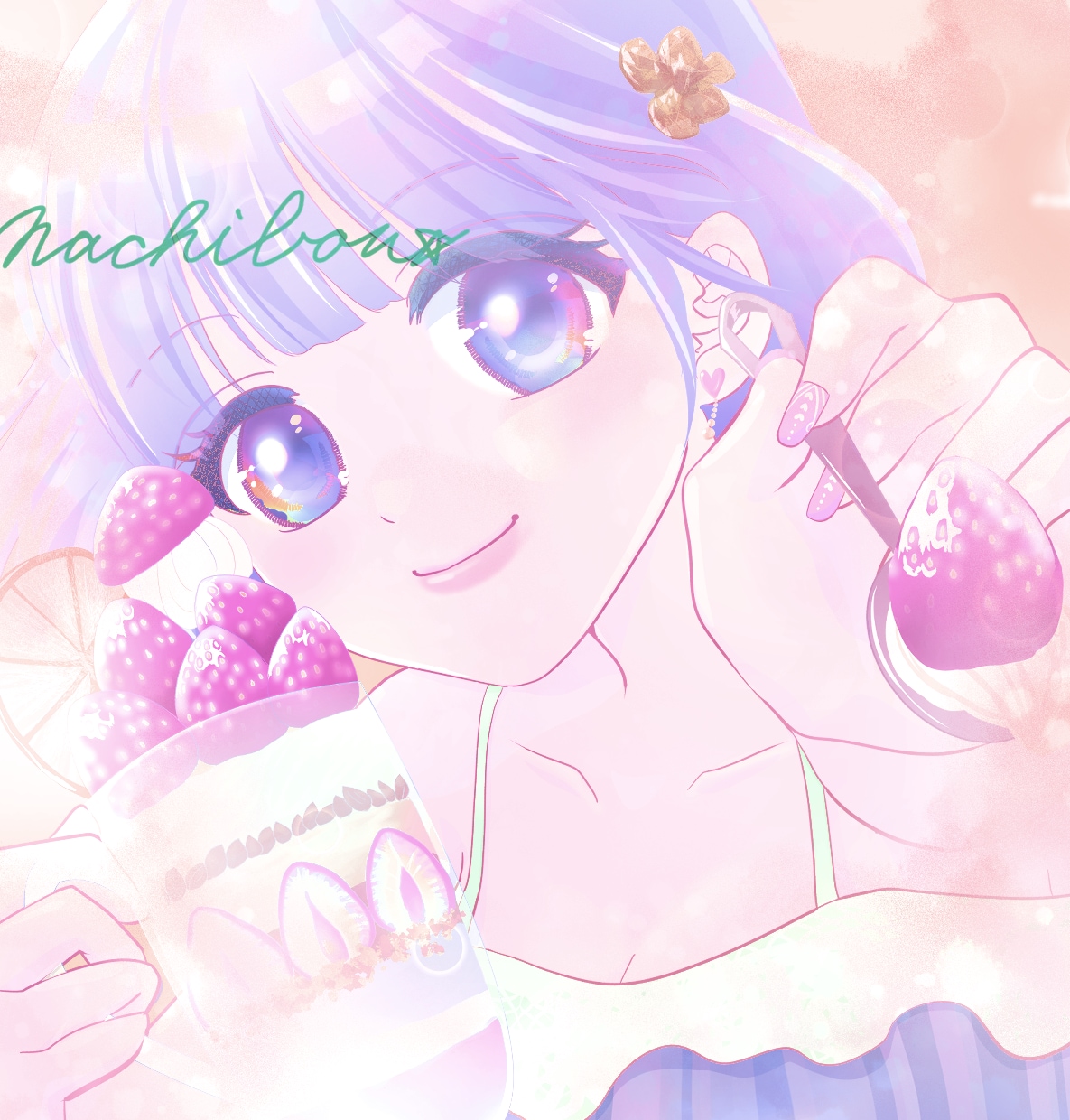 修正何度でもOK！ほんわか綺麗なアイコン描きます ★面倒なオプション設定なしでカンタン！各種SNSにおすすめ イメージ1