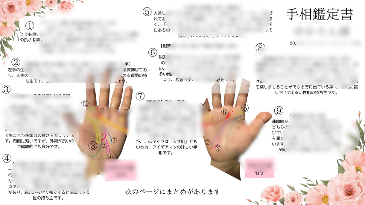 魂の手相鑑定書「魂のテーマや現在地」鑑定します 【現状と進むべき方向性の解説書】人生の主人公はあなたです。 イメージ3