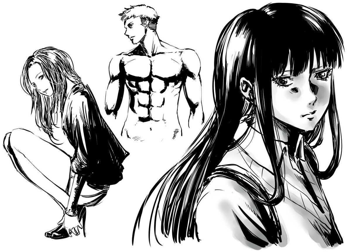 イラスト描かせて頂きます SNS用、自作小説用などなど老若男女なんでも描きます！ イメージ2