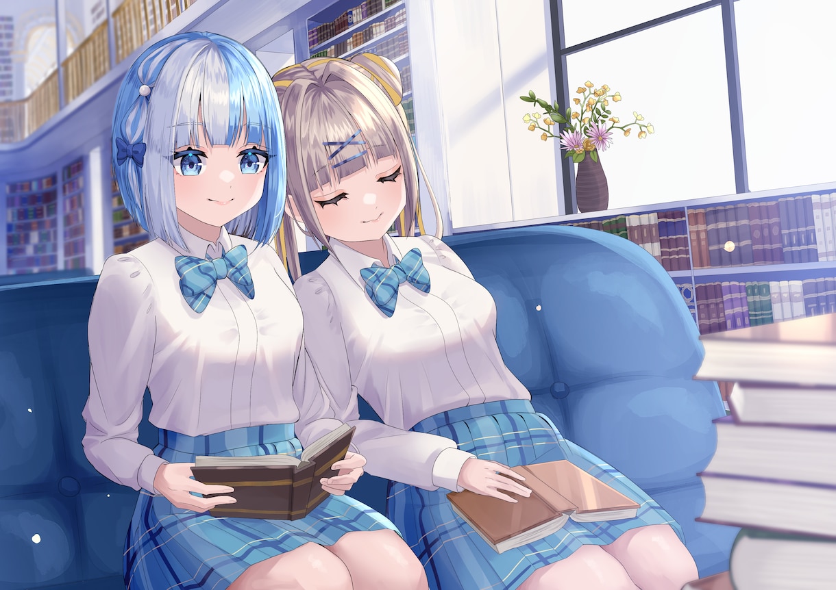 キラキラしていて可愛い高品質なイラストを描きます アイコン、キャス画、歌ってみたサムネ、夢絵、立ち絵描きます！ イメージ2