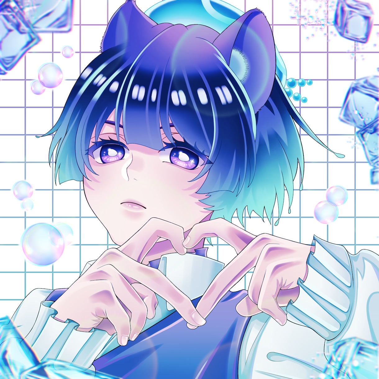 かわいい、ポップ、カラフルな少年少女を描きます ご質問のみでもお気軽にどうぞ！ イメージ2