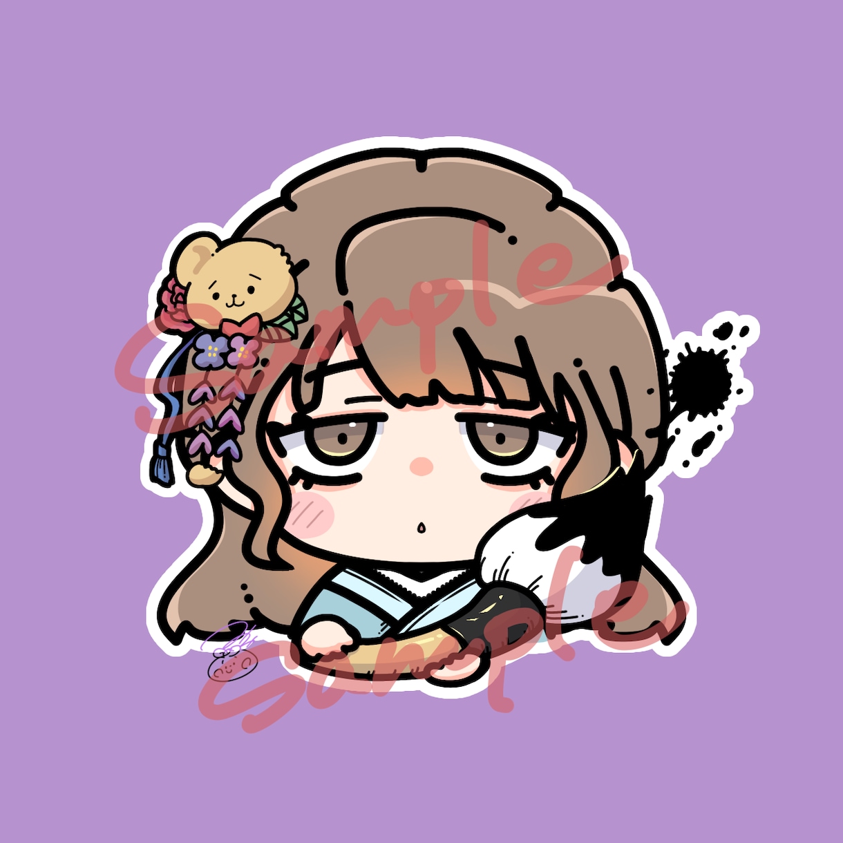 目立つ‼️POPなイラストアイコン描きます カラフルで目を引くPOPでかわいいアイコンです！ イメージ9