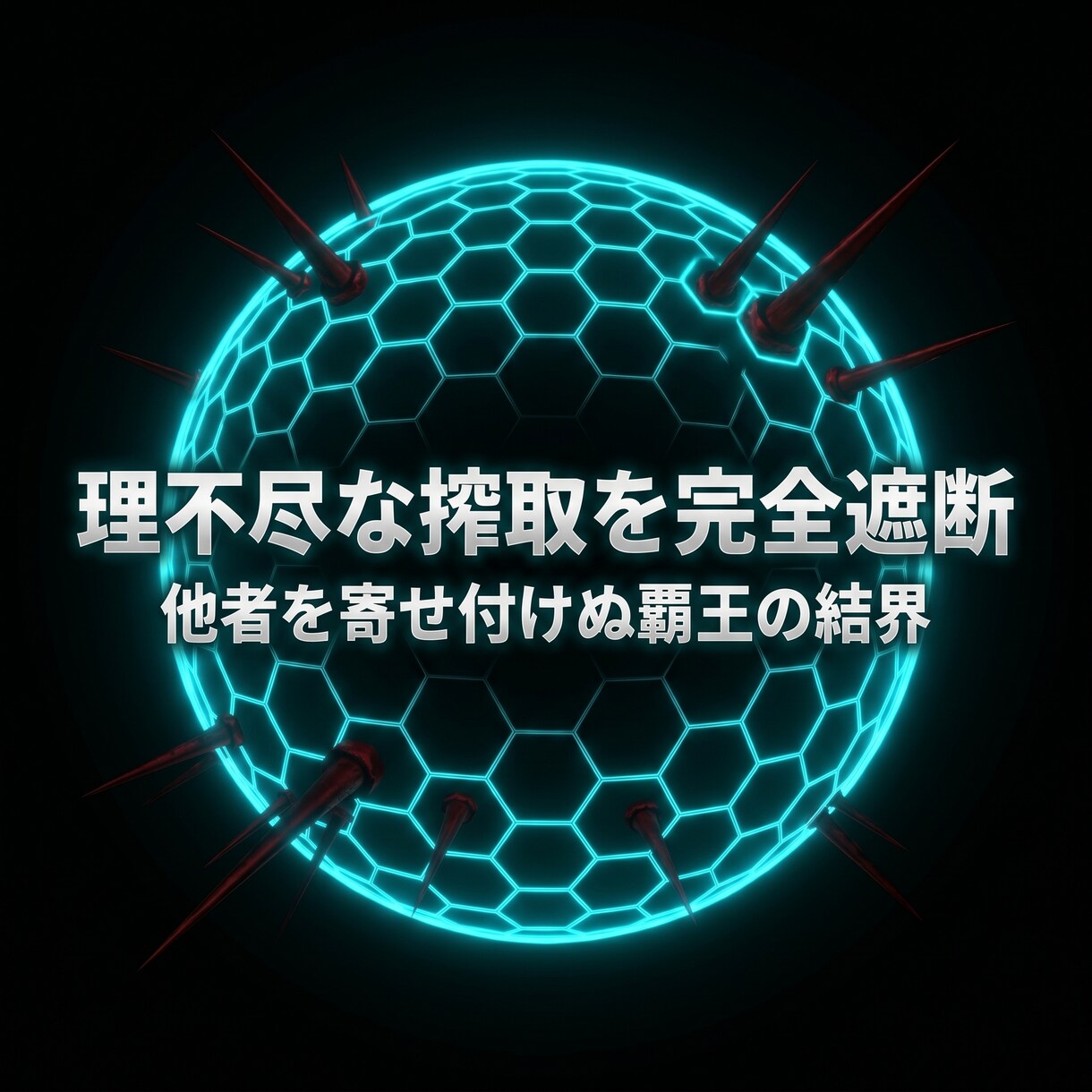 搾取を終わらせ貴女を守る強固な深淵の結界を張ります 絶望の破壊と絶対覇王への覚醒！すべてを支配せよ イメージ1