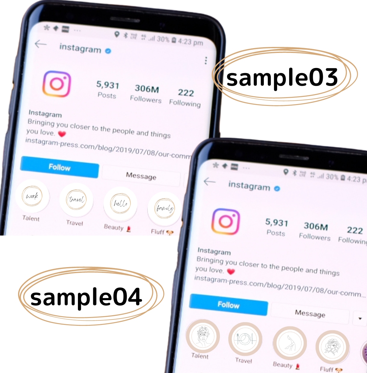 Instagramハイライトアイコン作ります フォロー率UP！オシャレなアイコンでブランディング！ イメージ3