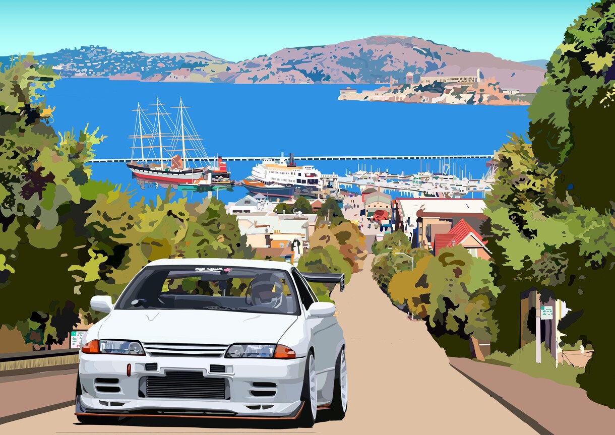 愛車をリアルに描きます あなたの愛車をアートな世界に！ イメージ3