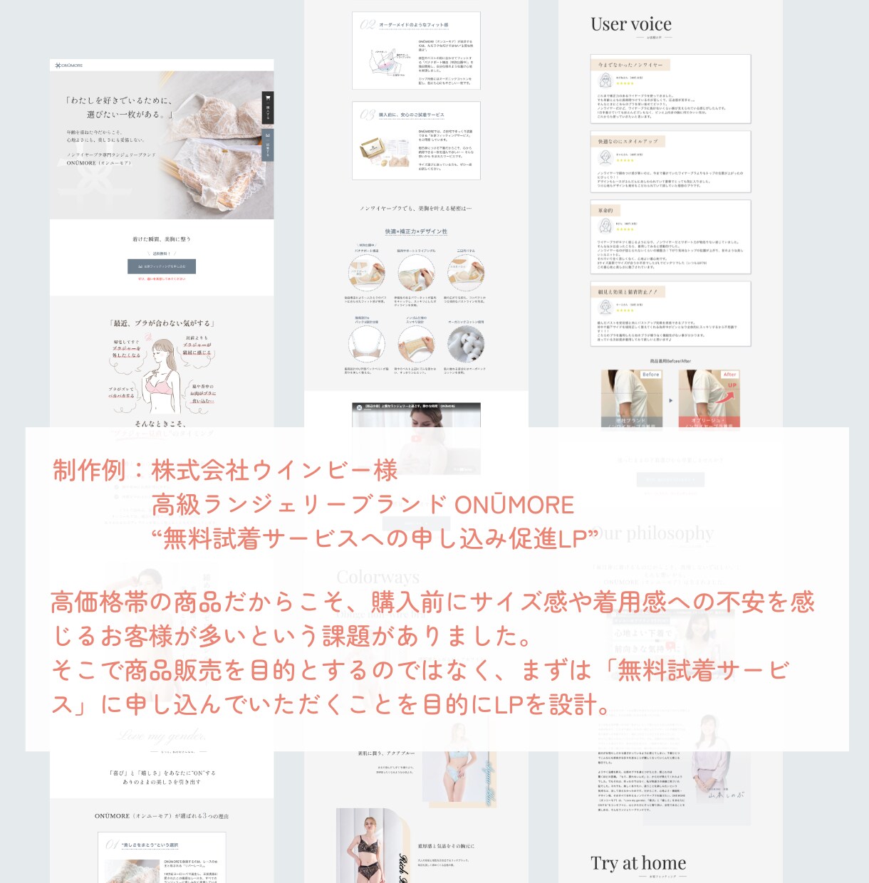 売り上げに繋がるLP作成します LPの知識がなくても大丈夫です。一緒に整理しながら進めます！ イメージ4