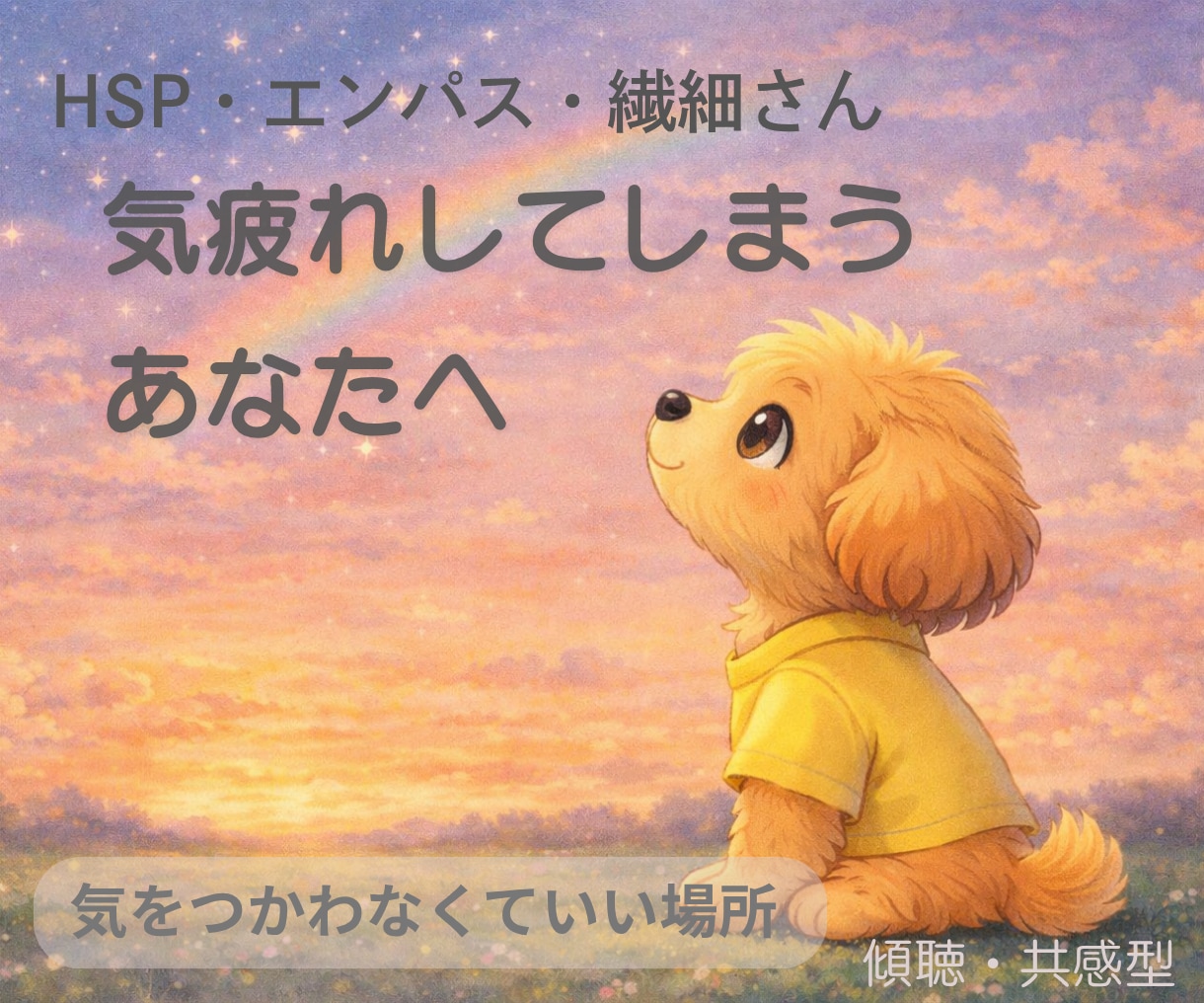 HPS・エンパスの繊細さん。共感してお話聞きます 繊細さは、あなたが心のプロフェッショナルである証です。 イメージ3