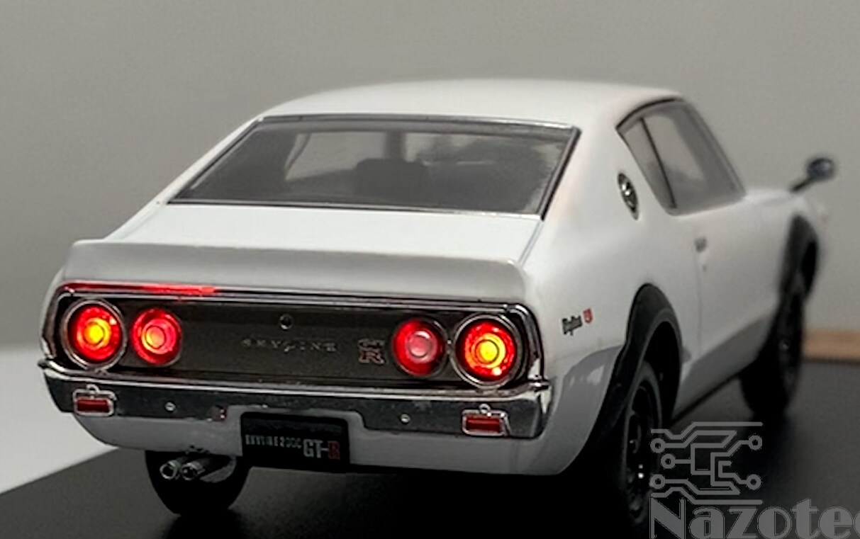 スカイライン2000GT-RにLED電飾します ウインカー点滅やリモコン操作も可能です!! イメージ2