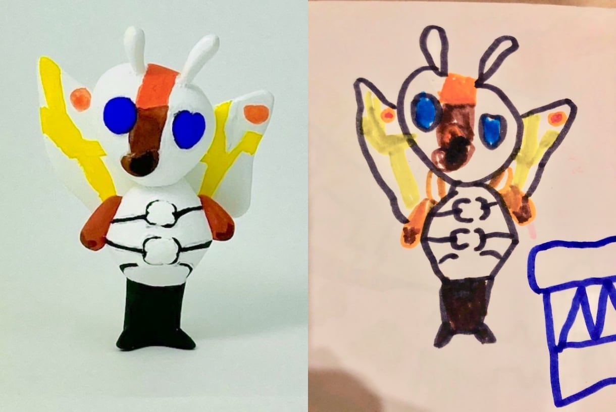 お子様の描いた絵をフィギュアにします 大切な思い出を世界に一つだけのフィギュアに！ イメージ4