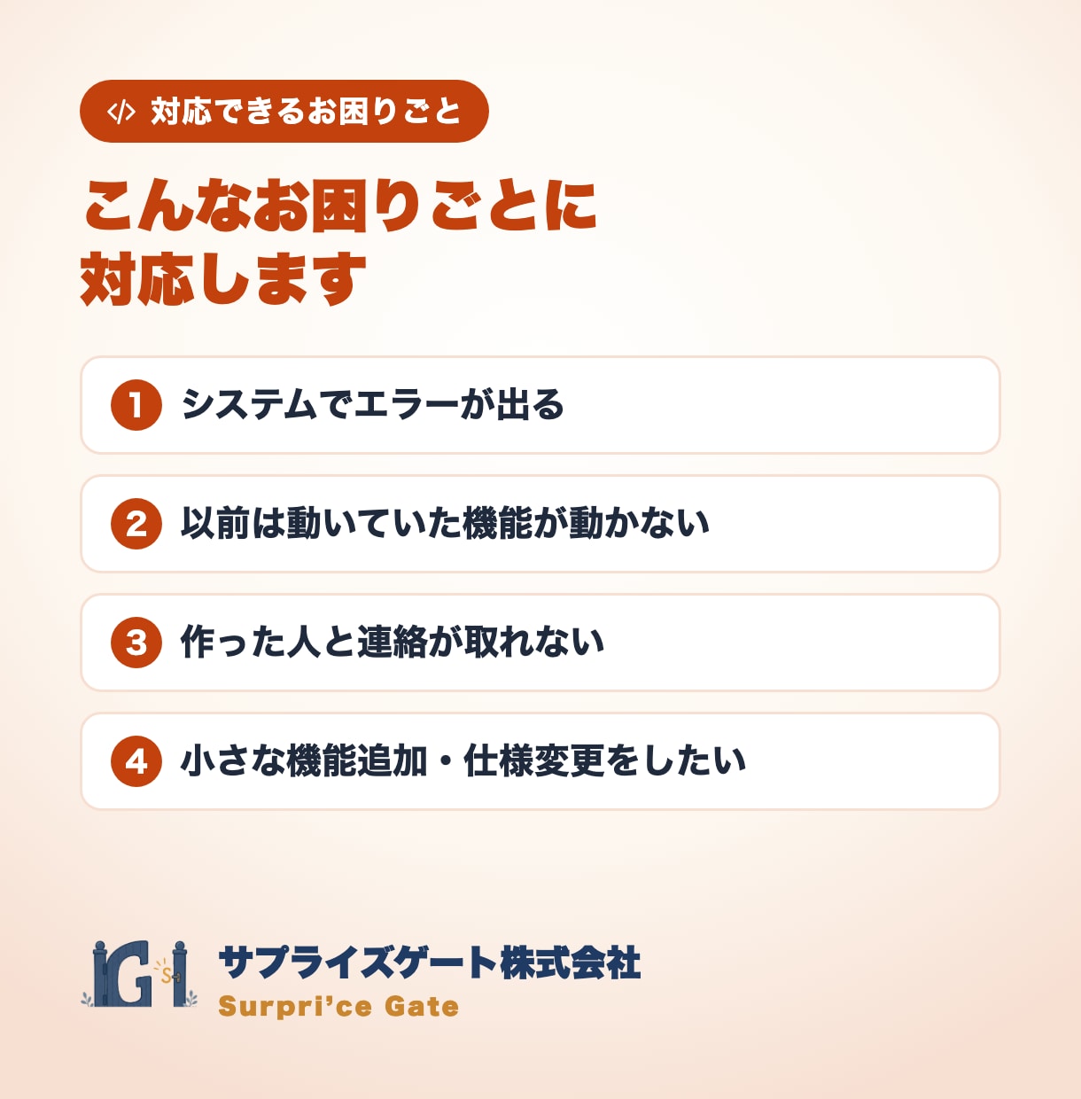 PHP・Laravelの不具合の原因を調査します 原因調査の料金です｜改修はお見積り｜法人チーム イメージ2