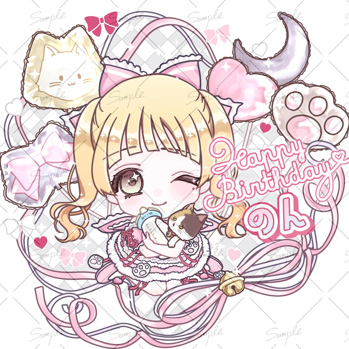 記念日・生誕祭イラストお描きします グッズなど商用利用可⚘お好みの雰囲気でお描きします！ イメージ1