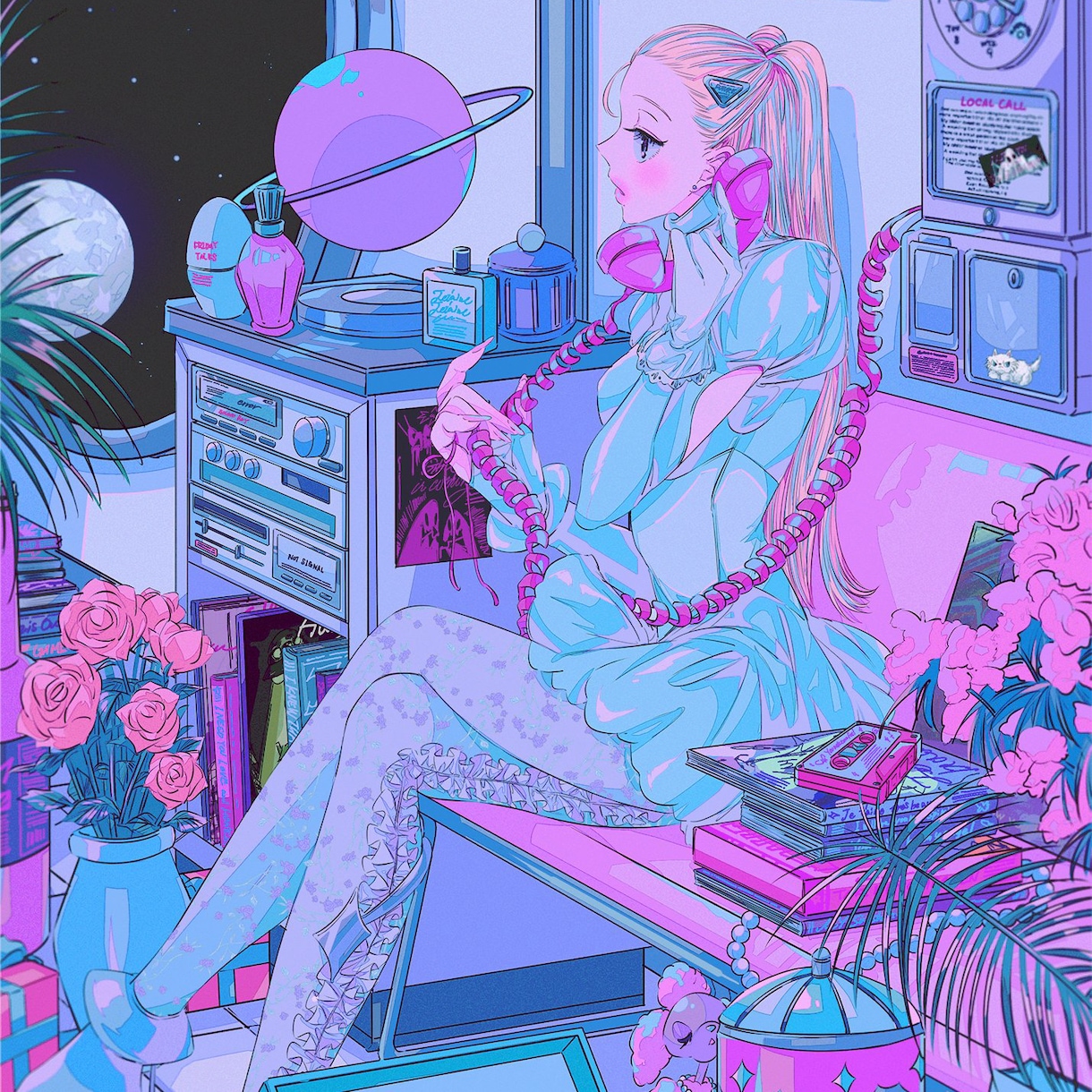 背景有１枚絵制作します サムネイルやMVなどで使用可能なイラストを制作いたします イメージ1