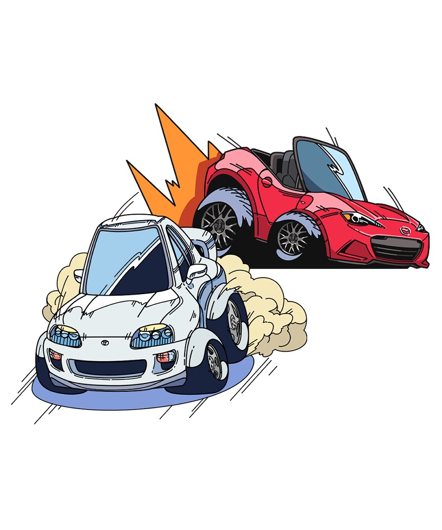 キュートな車のイラスト描きます アイコンや名刺、ちょっとした挿絵等に是非! イメージ6