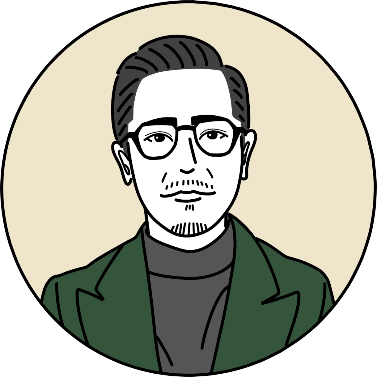 シンプルでおしゃれな似顔絵をお描きします 最短当日納品可能★ご希望の方はお気軽にご相談ください！ イメージ8