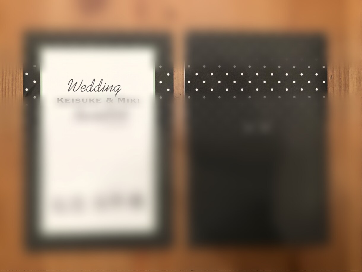 wedding♡ペーパーアイテムデザインします ペーパーケースと５枚のカードがセットになったデザインです イメージ7