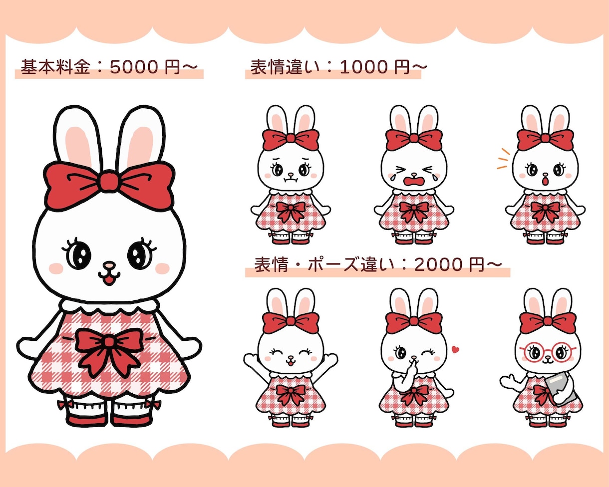 商用利用OK！かわいい愛されキャラを作成します 個人様から法人様まで◎現役イラストレーターが心をこめて作成♪ イメージ3