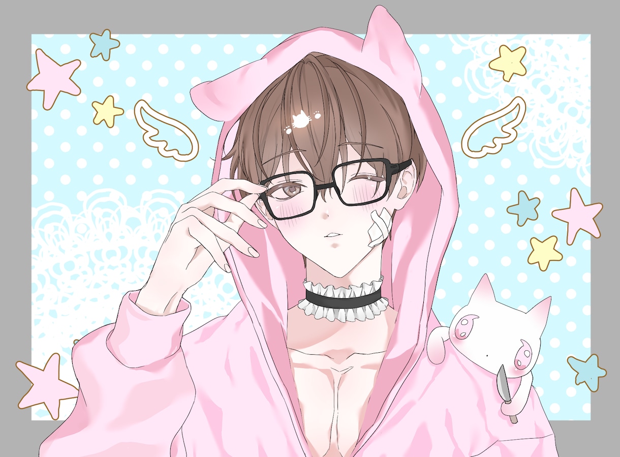 商用可●人物イラスト制作✦イラスト描きます 細かい修正無制限✦SNS用、Youtube用など! イメージ2