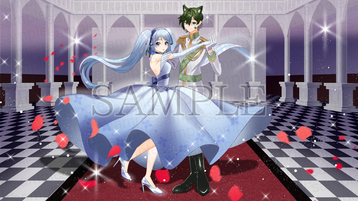 動画用/複数枚のイラストを描きます 動画に使える立ち絵、胸上、SDなど【3枚以上から】描きます！ イメージ7