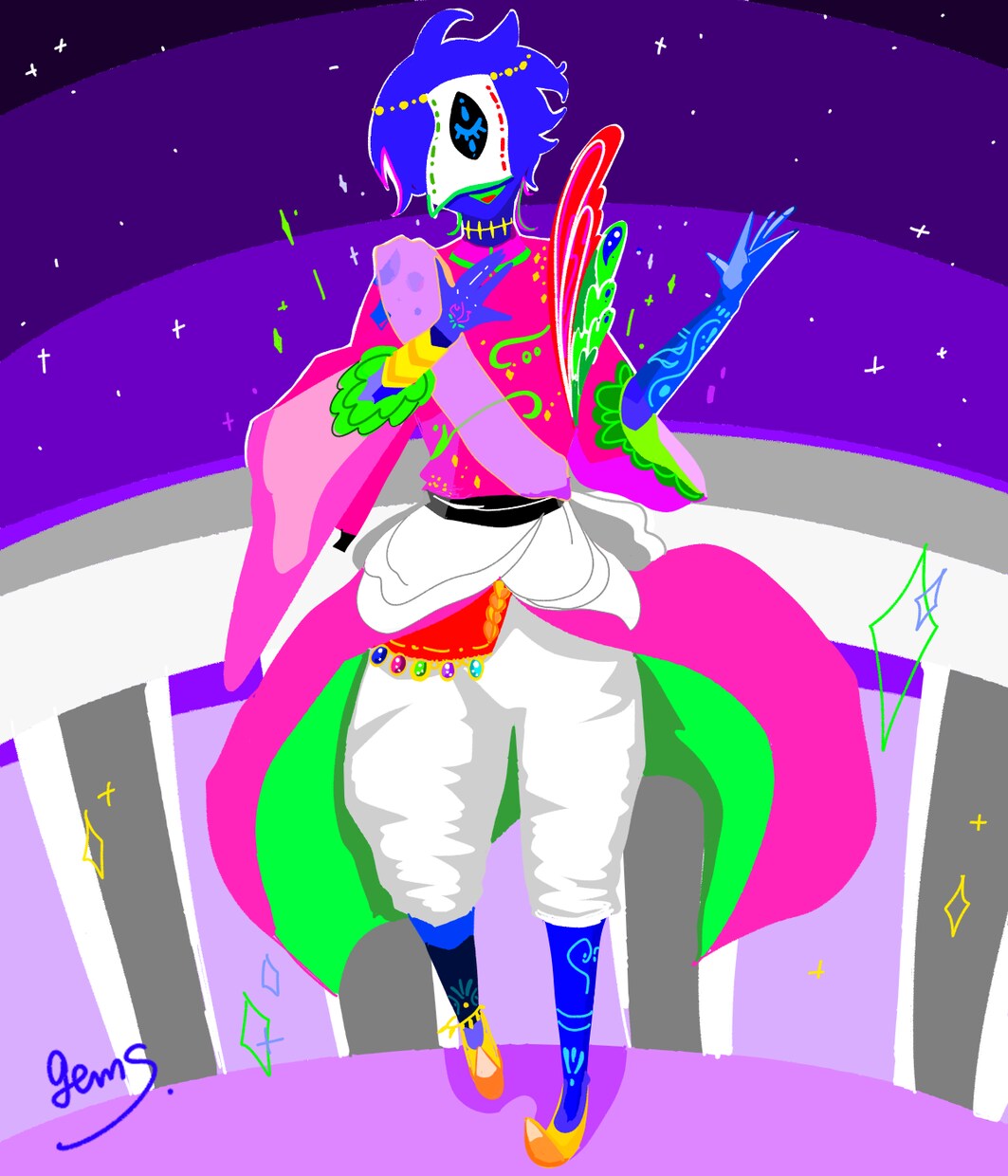 ちょっぴり毒を感じる1枚絵を描きます ビビッドカラー寄り。挿絵や動画等のイラストに… イメージ8