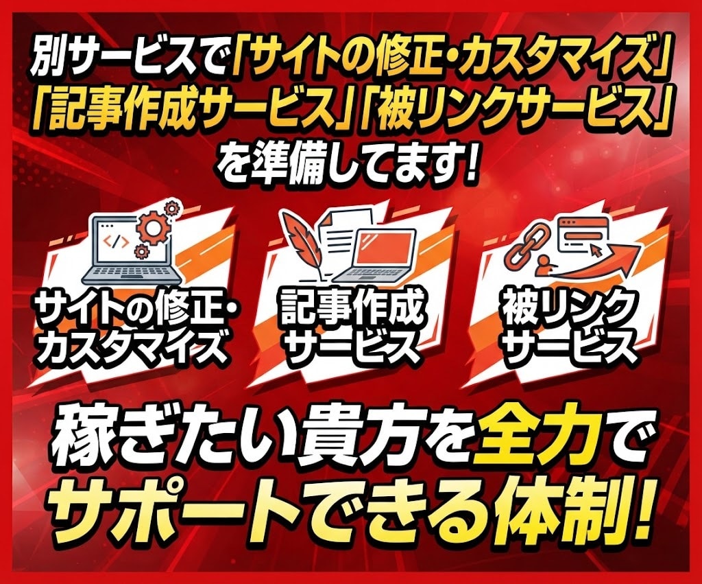 アフィリエイト収益化プラン！強いサイトを構築します 初期設定・デザイン・SEO対策・１万文字の20記事込み！ イメージ4