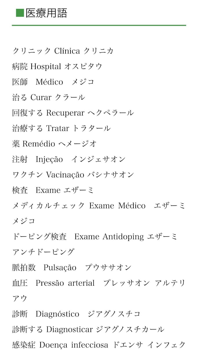 プロがポルトガル語のサッカー用語のレッスンします ブラジルクラブ在籍・五輪・Jリーグ通訳の経験から イメージ4