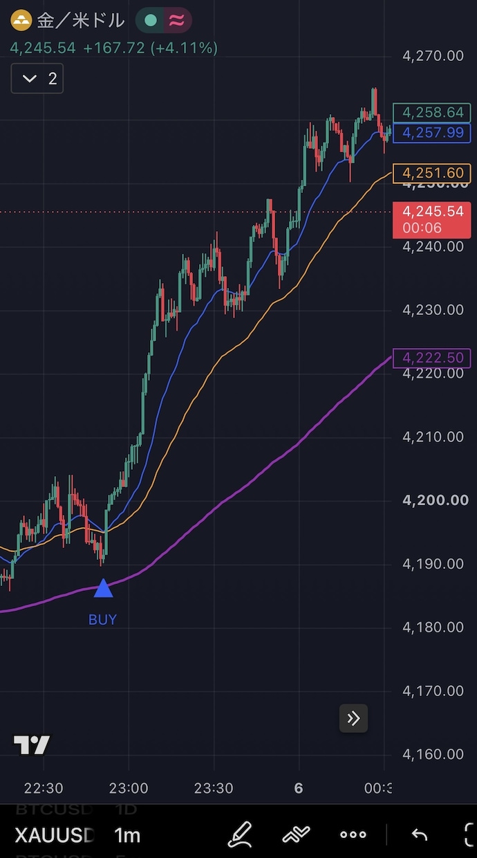 追加！残り3名！コピペで動くコード渡します ⁠ コピペで動く！5分で完了TradingView用コード イメージ3