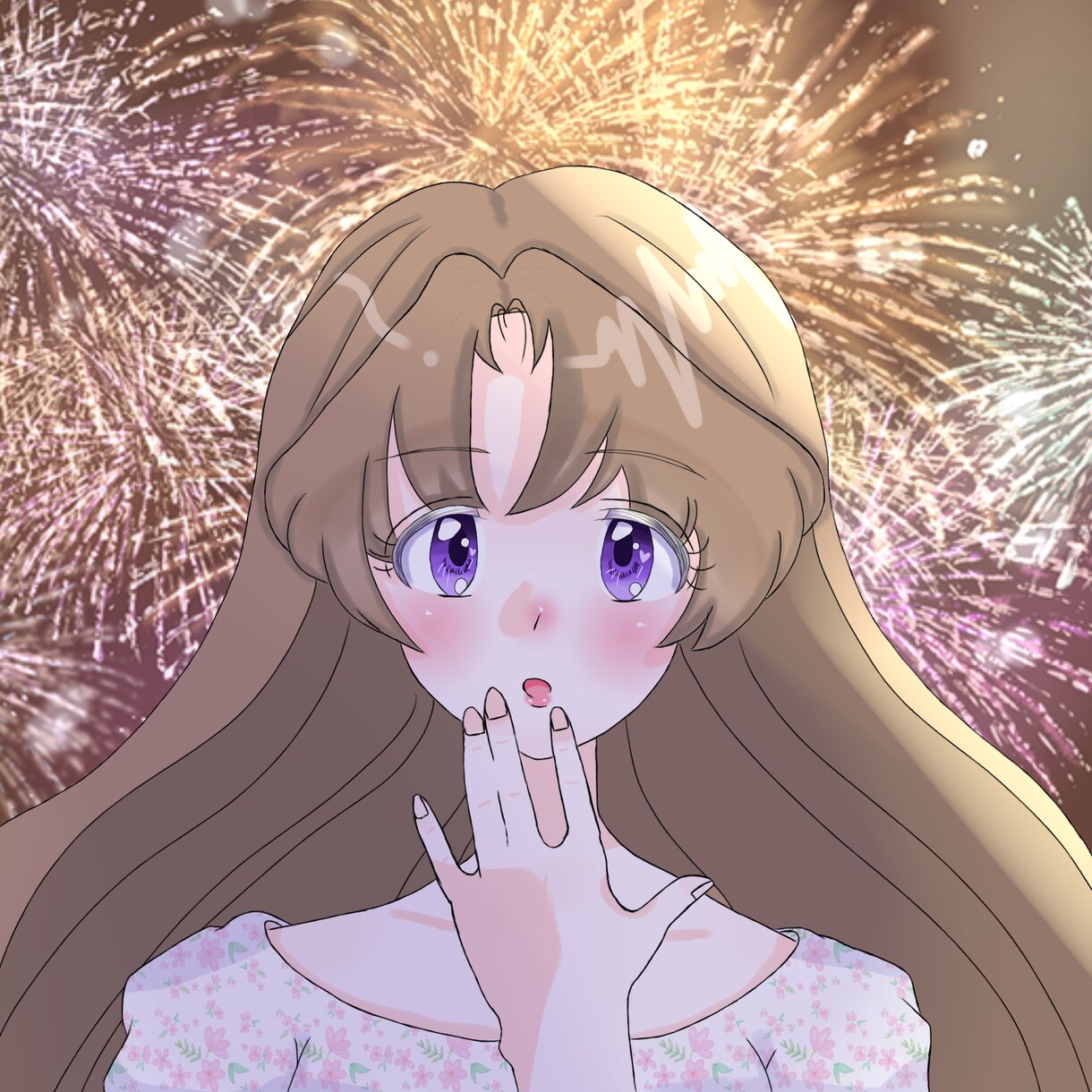 キラキラしたあなただけのアイコンイラスト制作します アイコンはもちろん、OCやコテキャのご依頼も可能です！ イメージ6