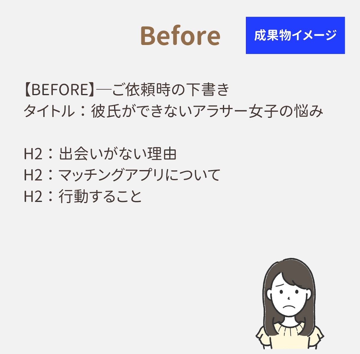 ブログ初心者様／1記事構成テンプレを一緒に作ります 目的・読者・導線を一緒に整理して「書けない」を30分で解決！ イメージ2