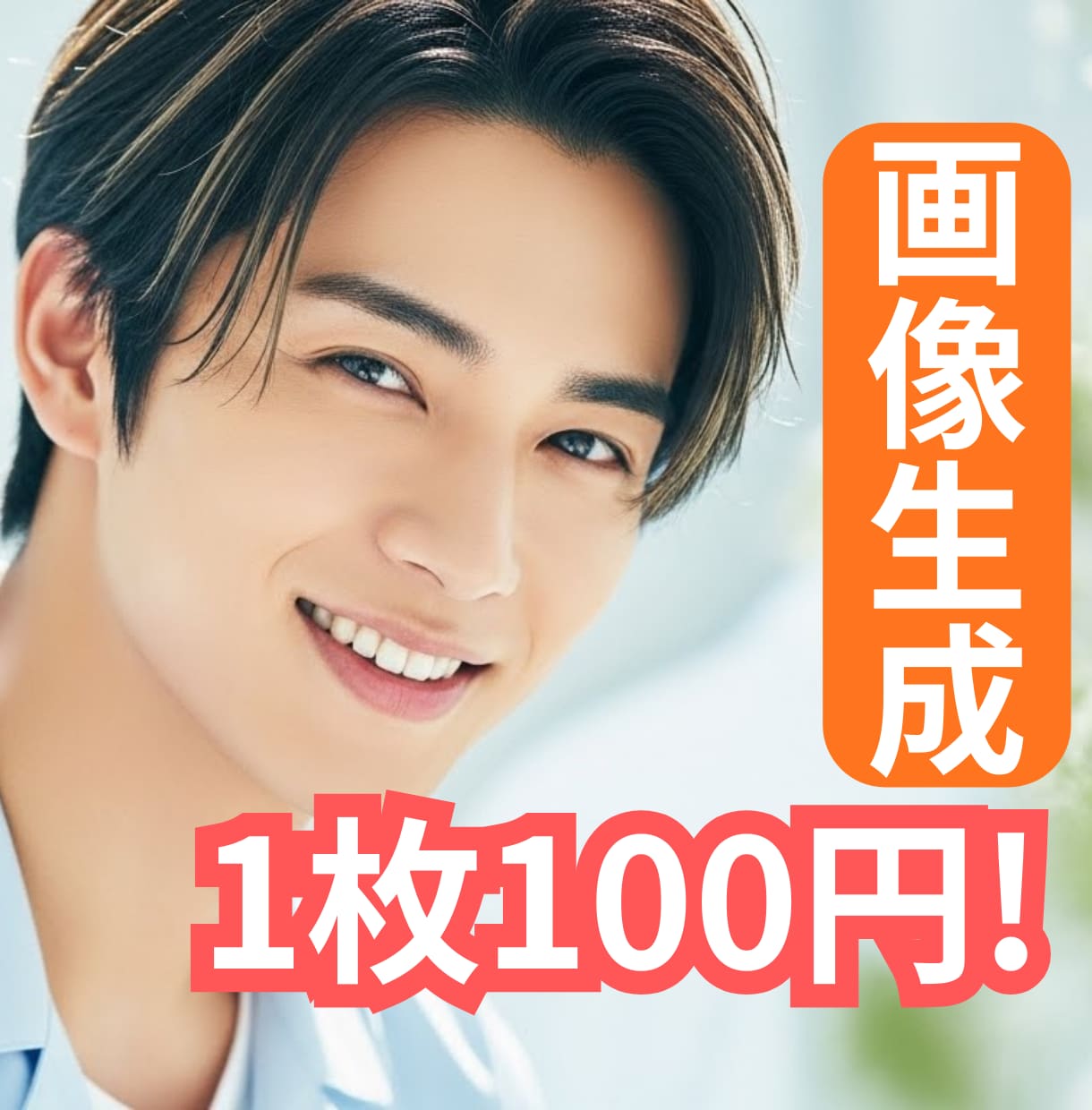 AIイケメン画像・写真30枚生成します 1枚100円！高品質！大量生成可能！商用利用可能！ イメージ1