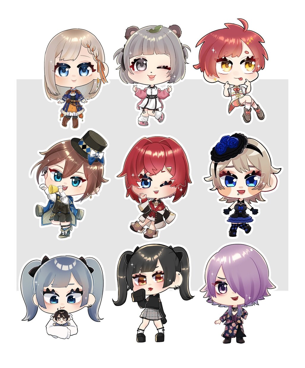 もちもちで可愛いちびキャラ描きます グッズやSNSのアイコンなどに！可愛いイラスト描きます！ イメージ2