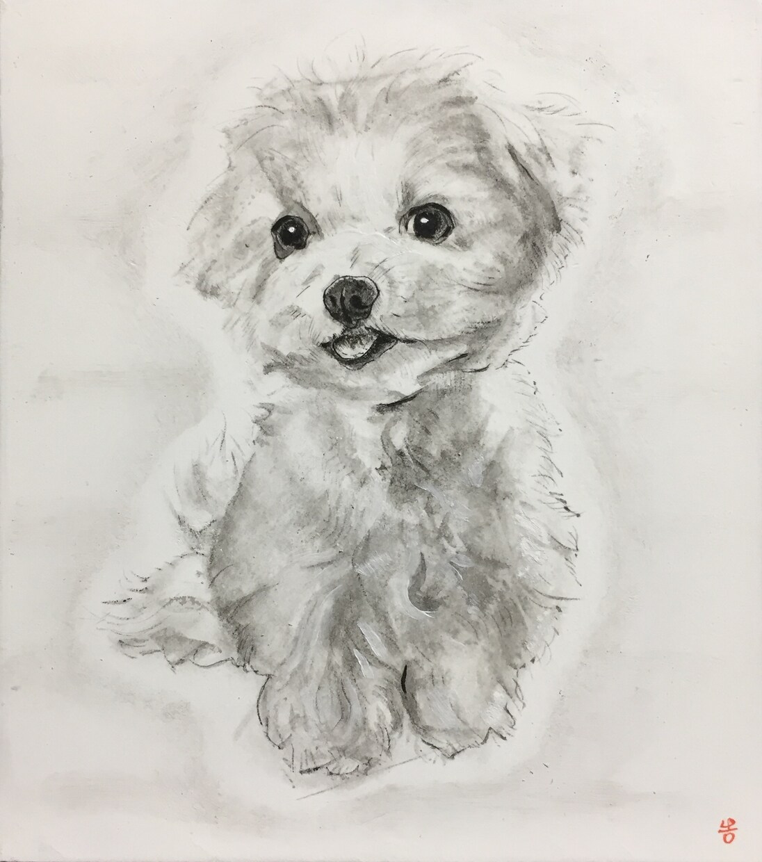 あなたのペットを油絵で描きます ペットとの楽しい思い出を油絵で残しませんか？ イメージ2