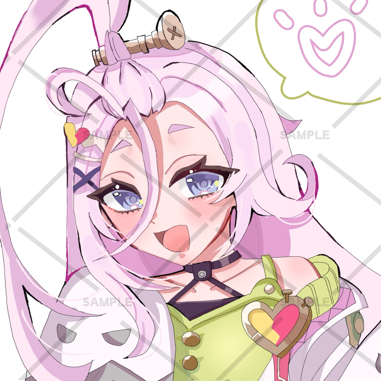 かわいいイラスト描きます かわいい女の子等描くの得意です！アイコンなど受け付けてます イメージ1