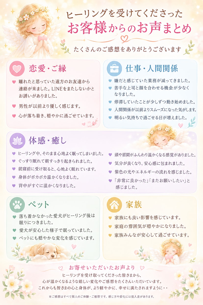 45分♡オーダーメイドヒーリングします あなたのお悩みに寄り添う♡オーダーメイドヒーリング イメージ7